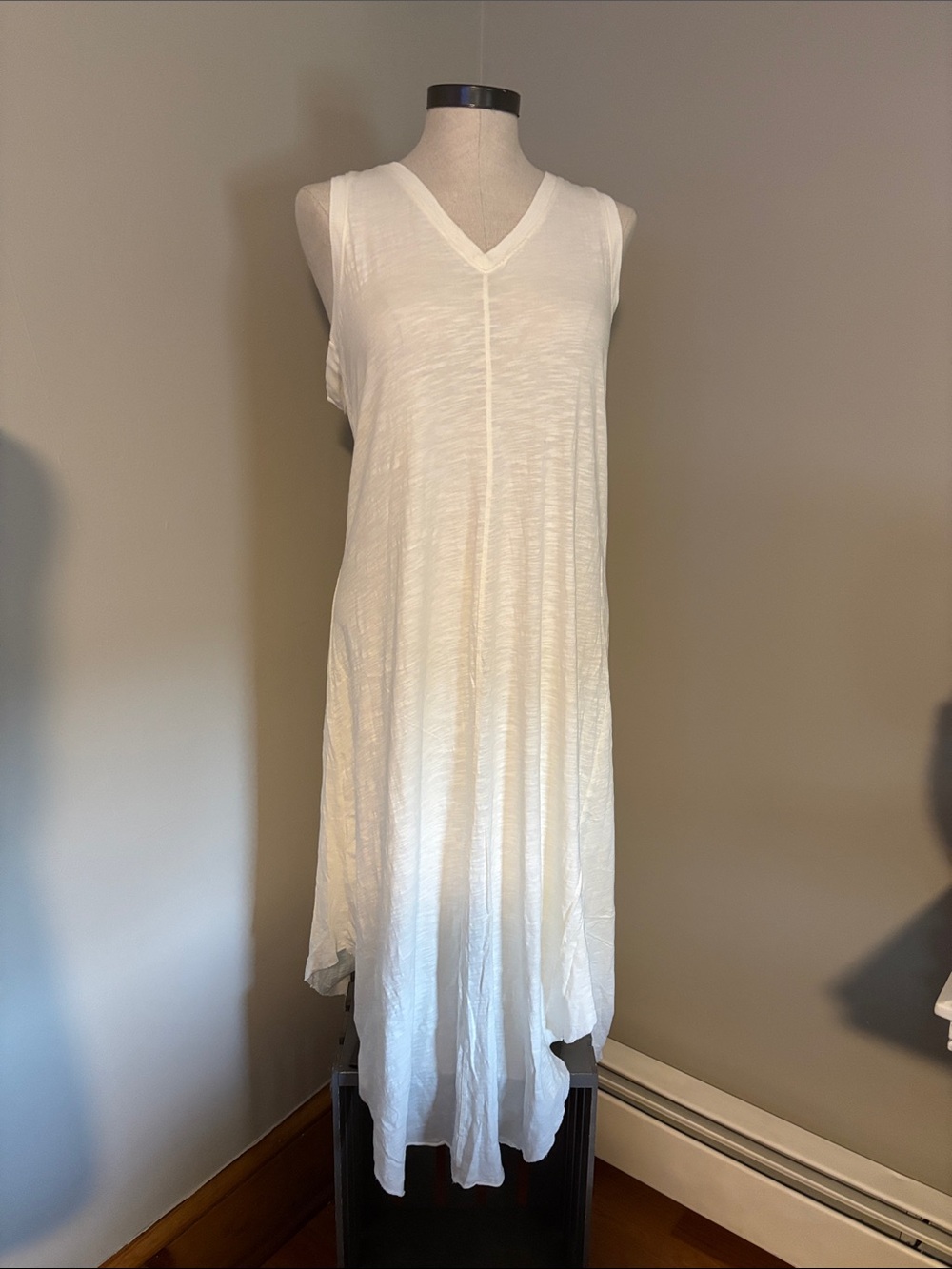 Ocean Drive White Sleeveless Maxi Dress size M